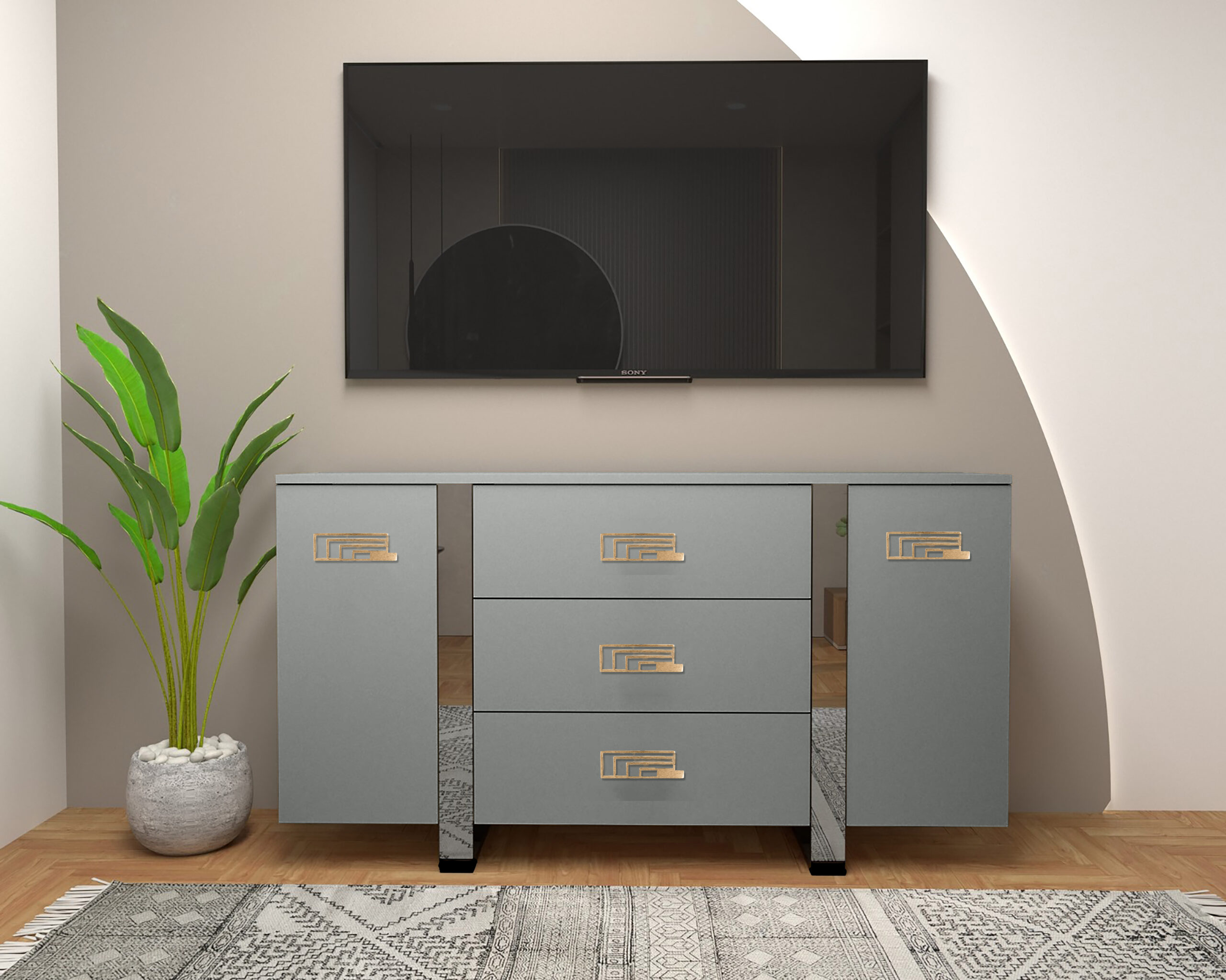 comoda-kapitan-150-gri Comoda Kapitan 150 - imagine 1