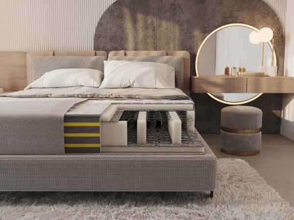 Saltea cu arcuri Premier Plus, grosime 24 cm