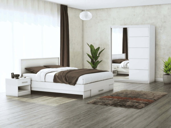 Set dormitor Beto, Alb