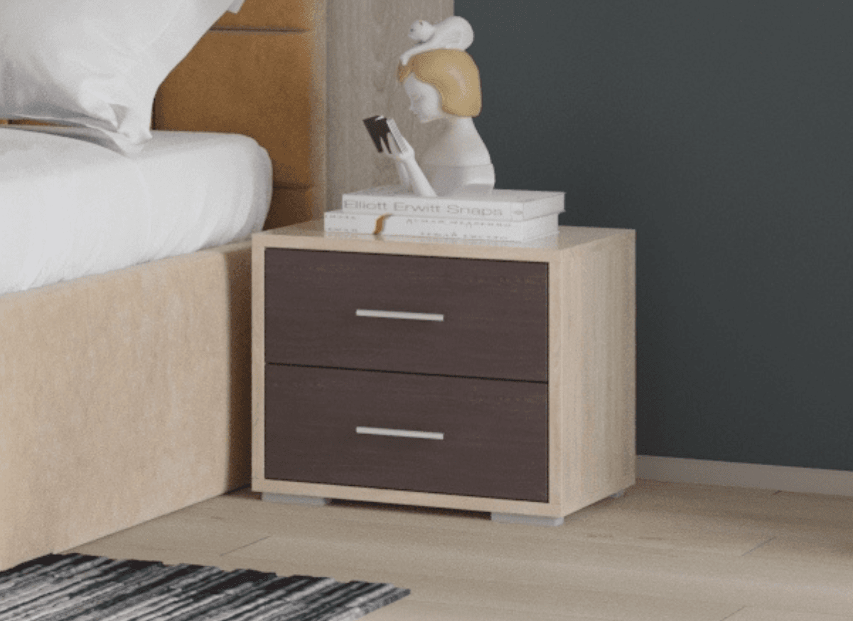 set-noptiere-atlantic-sonoma_wenge Set 2 noptiere Atlantic, Sonoma/Wenge - imagine 1
