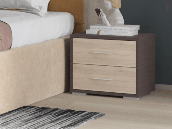 Set 2 noptiere Atlantic, Wenge/Sonoma